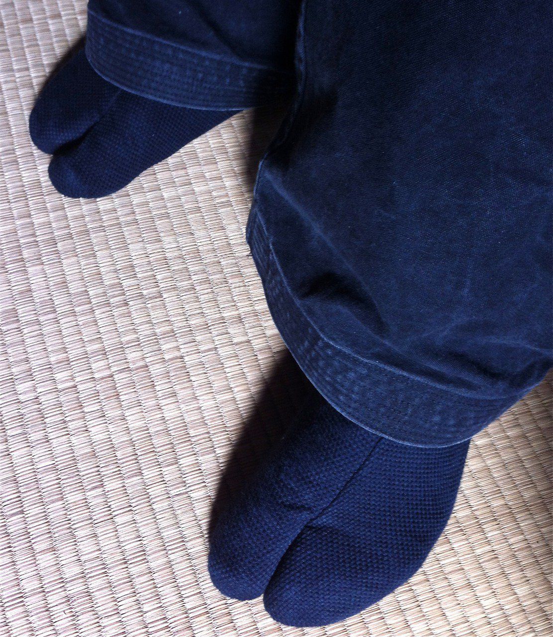 Luxury Tabi Sashiko Bushu - Aizome Blue - 3 Kohaze | Japan-Made