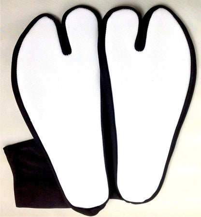 Ninja Tabi Stretch - Black Polyester with 5 Kohaze (4L