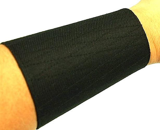 Ninjutsu Tekkou Orizashi Black Cotton Arm Guard Magic Tape (5 or 7 Kohaze)