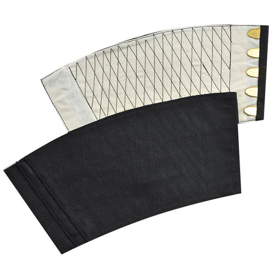 Ninjutsu Tekkou Orizashi Black Cotton brass fasteners  (5 or 7 Kohaze)