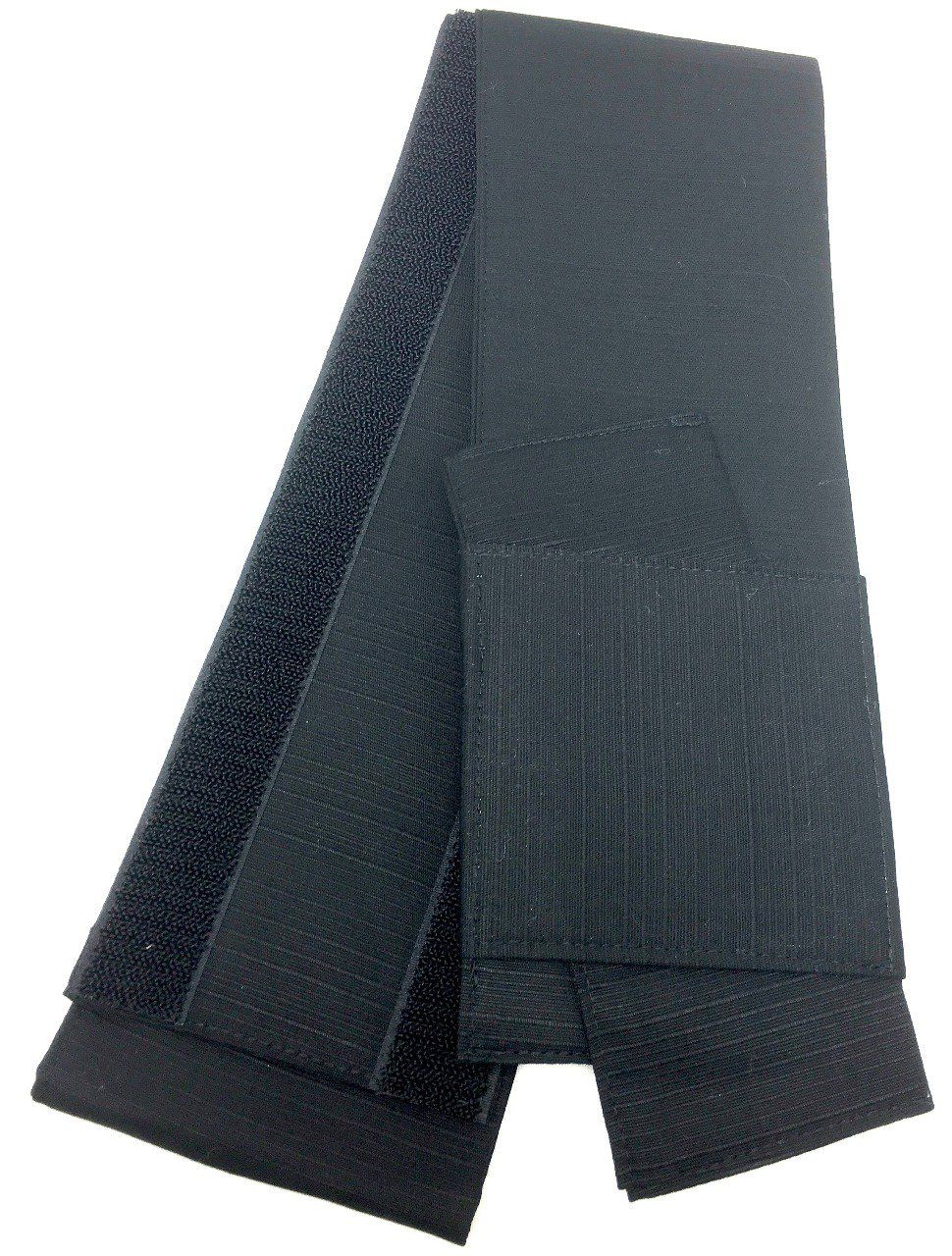 Obi Yukata Kimono One Touch Belt – Black Cotton with Integrated Velcro – Made in Japan