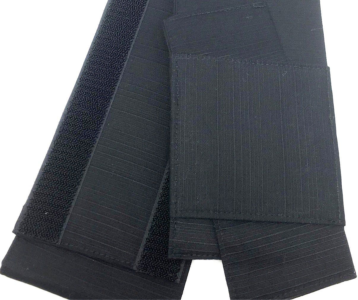 Obi Yukata Kimono One Touch Belt – Black Cotton with Integrated Velcro – Made in Japan