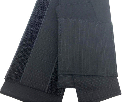 Obi Yukata Kimono One Touch Belt – Black Cotton with Integrated Velcro – Made in Japan