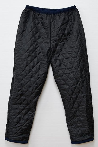 Quilted Kurume Tsumugi Pants – Traditional Japanese Winter Wear Made in Japan