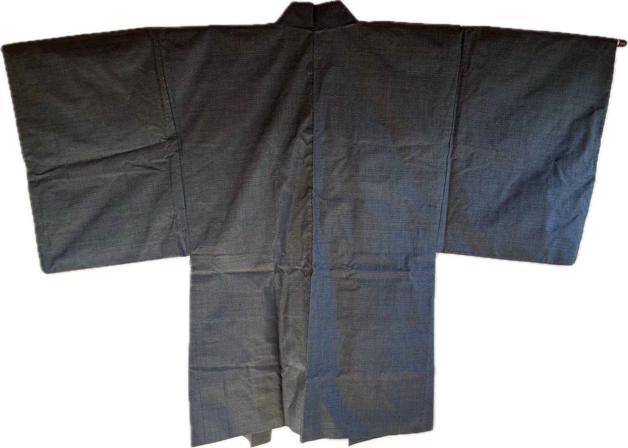 Rare Haori for Men – Nami Hokusai | Authentic Japanese Silk Tsumugi Haori