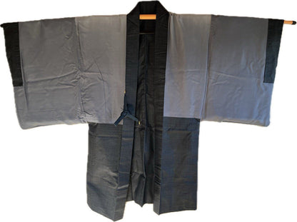 Rare Haori for Men – Nami Hokusai | Authentic Japanese Silk Tsumugi Haori