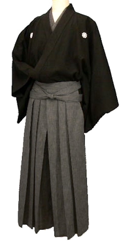 Ryoma Sakamoto Samurai Kimono Set - “Bushi” Style – Size L