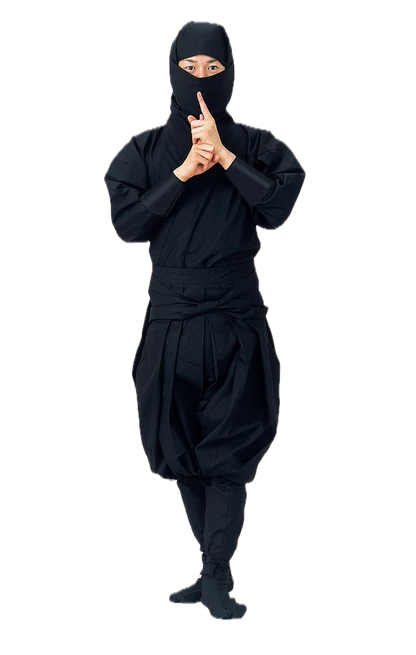 Togakure Ryu Ninja Outfit Shinobi Shōzoku 6-Piece Set – Made in Japan