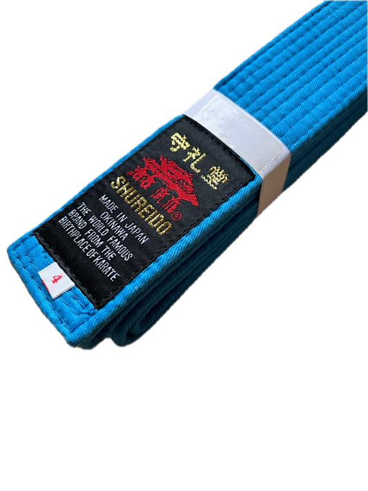 Shureido Blue Karate Belt Standart Size 4 (270cm)