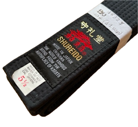 Shureido Black Belt Cotton Standard BU Size 5.5 (300cm) Shureido