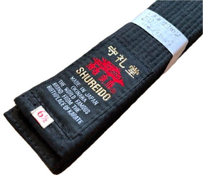 Shureido Black Belt Cotton Standard BU Size 6.5 (320cm) Shureido