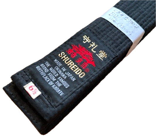 Shureido Black Belt Cotton Standard BU Size 6.5 (320cm) Shureido