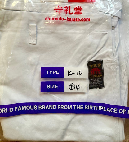 Shureido K-10 Karate pants Heavy Kata Size 4 (170cm)