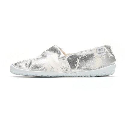 TabiRela® Shirogane Silver Tabi Shoes Made in Kurashiki, Japan