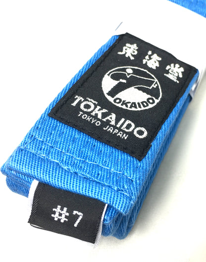 Tokaido Blue Water Karate Belt Kickman Size 7 (310cm)