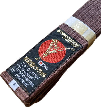 Tokyodo Brown Karate Belt Standart Size 6 (310cm)
