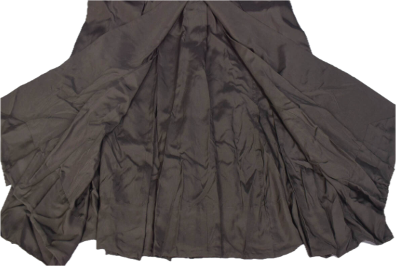 Traditional Black Silk Koromo – Zen Buddhist Monk Robe | Kyoto Antique Japan