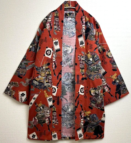 Traditional Japanese Hanten Jacket – Bushi Samurai Warrior – Made in Japan