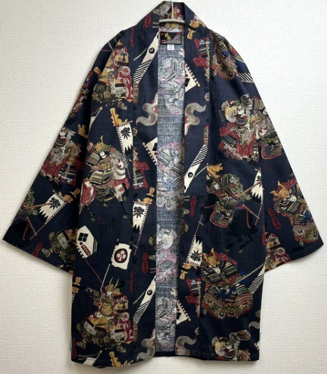 Traditional Japanese Hanten Jacket – Bushi Samurai Warrior – Made in Japan