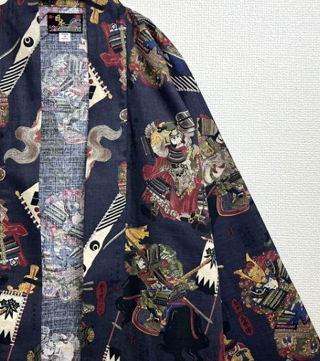 Traditional Japanese Hanten Jacket – Bushi Samurai Warrior – Made in Japan
