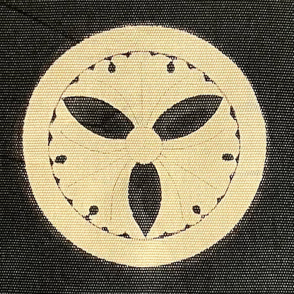 Traditional Japanese Kimono for Men  Black Silk with Mitsu Icho Crest