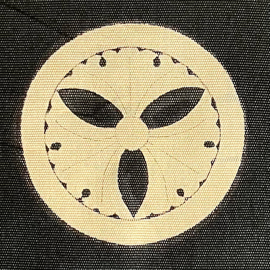 Traditional Japanese Kimono for Men  Black Silk with Mitsu Icho Crest