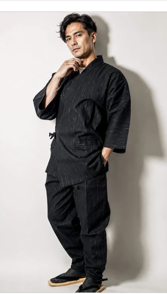 Traditional Japanese Samue – Made in Japan | Cotton-Linen Blend