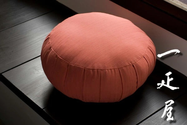 Traditional Japanese Zafu Meditation Cushion – Tsumugi Style – 7 Colors – Made in Japan