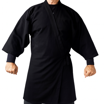 Traditional Ninja Uwagi Jacket Black Polyester
