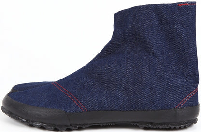 Wamon Navy Jeans Denim Jika-Tabi Shoes – Handmade in Japan