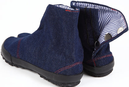 Wamon Navy Jeans Denim Jika-Tabi Shoes – Handmade in Japan