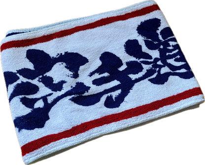 White Cotton Towel – Karate-Dō Shureido – 108cm x 9cm – Made in Okinawa