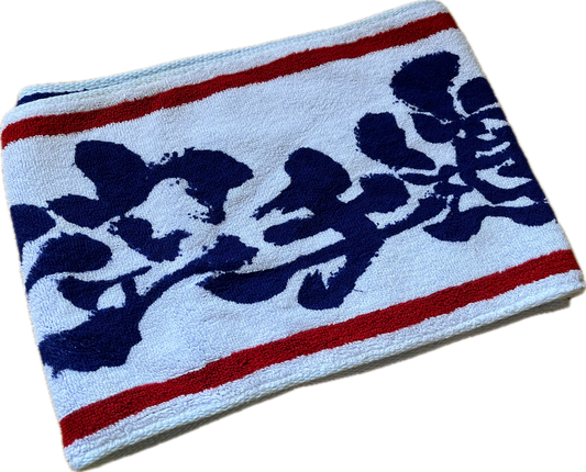 White Cotton Towel – Karate-Dō Shureido – 108cm x 9cm – Made in Okinawa
