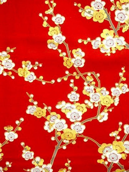 Women’s Yukata Shiro Ume – Made in Kyoto, Japan