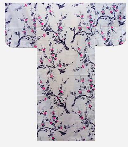 Women’s Yukata Ume – Japanese Plum Blossom Kimono – Made in Kyoto Japan