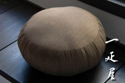 Traditional Japanese Zafu Meditation Cushion – Tsumugi Style – 7 Colors – Made in Japan