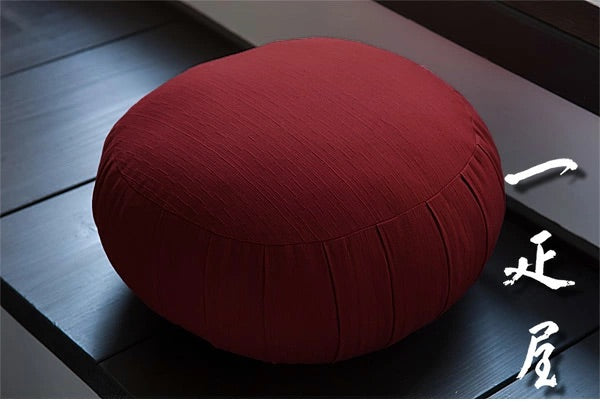Traditional Japanese Zafu Meditation Cushion – Tsumugi Style – 7 Colors – Made in Japan