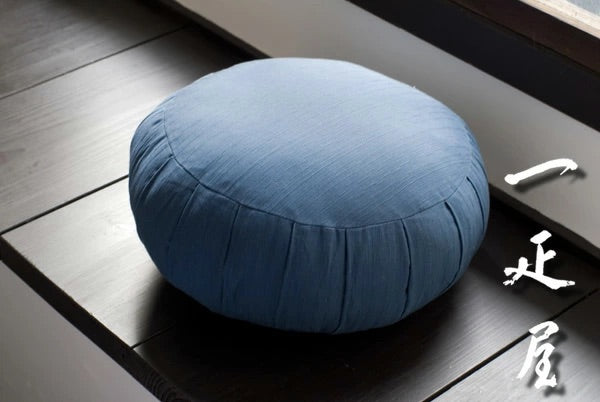 Traditional Japanese Zafu Meditation Cushion – Tsumugi Style – 7 Colors – Made in Japan