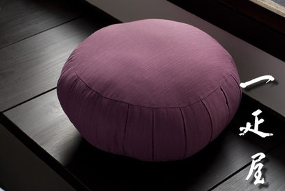 Traditional Japanese Zafu Meditation Cushion – Tsumugi Style – 7 Colors – Made in Japan