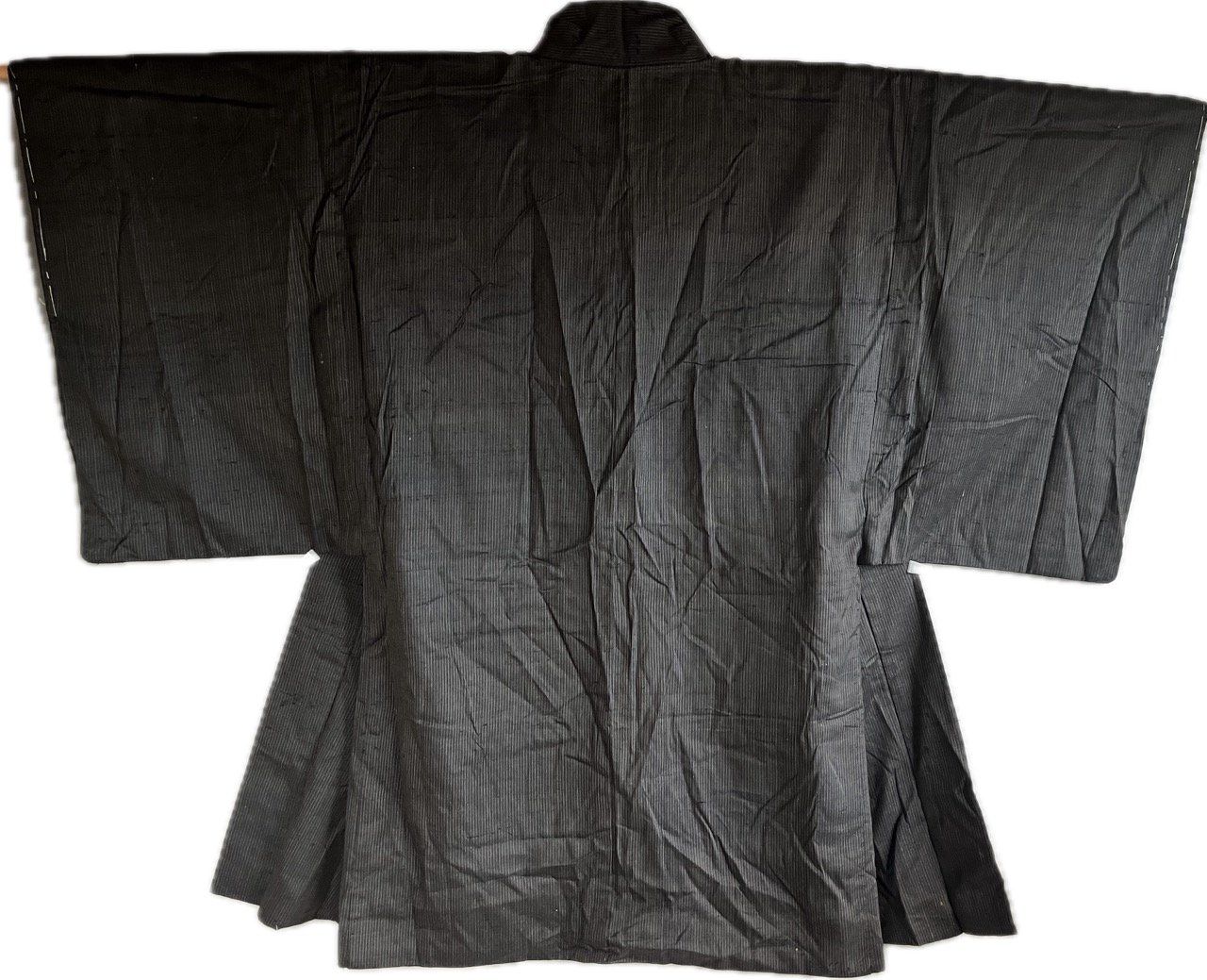 Antique Brown Silk Haori for Men “Divine Dragon” Lining – Made in Japan
