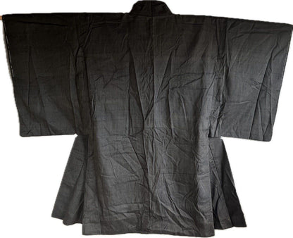 Antique Brown Silk Haori for Men “Divine Dragon” Lining – Made in Japan