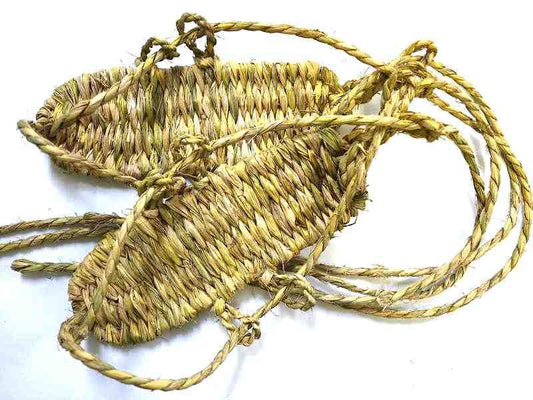 Waraji Ninja Igusa Bio Handmade – Traditional Japanese Straw Sandals